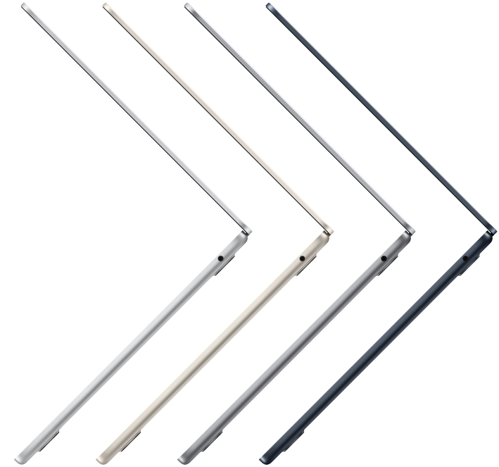 Mac laptop image from corner side